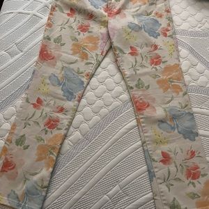 NWT Ralph Lauren flower print pants size 12